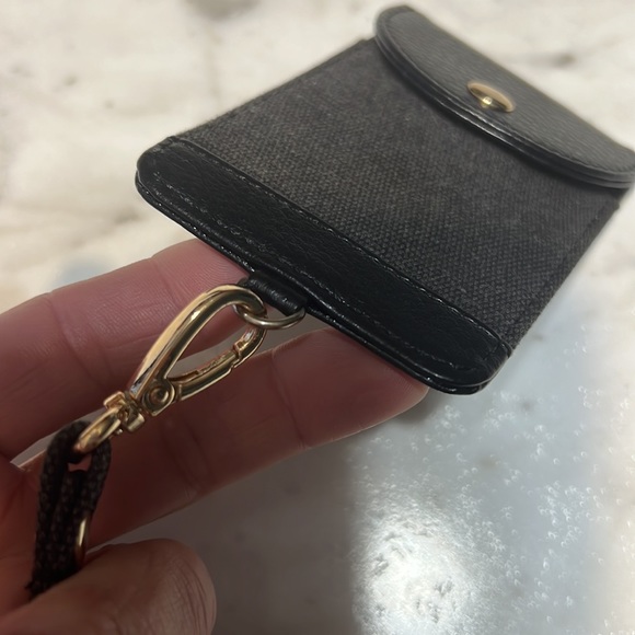 Black Phone Wallet Wristlet NEW - Picture 4 of 5
